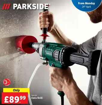 Lidl Parkside Core Drill offer