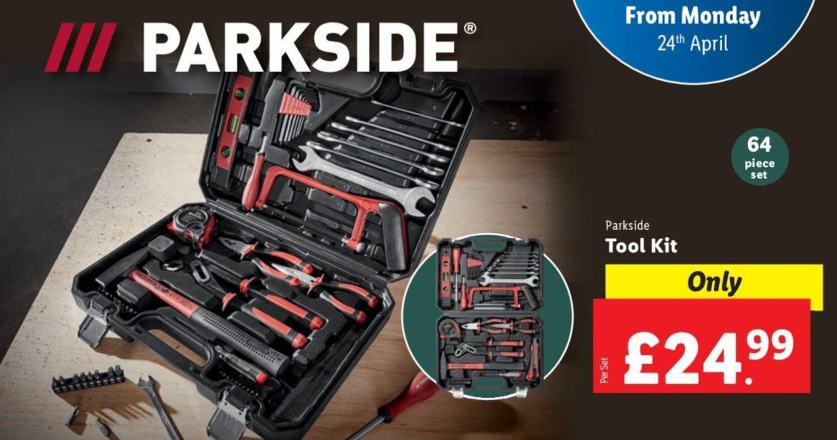 Parkside Tool Kit offer at Lidl