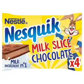 Morrisons Nesquik chocolate flavour milk slice offer