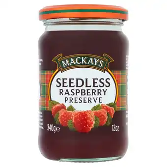 Morrisons Mackays seedless raspberry preserve offer