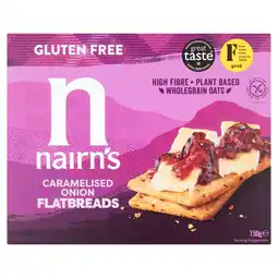 Morrisons Nairn's gluten free flatbreads caramelised onion offer