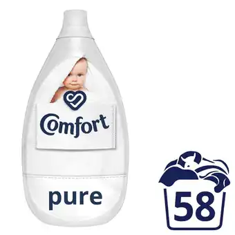 Morrisons Comfort pure ultra concentrated fabric conditioner 58 washes offer