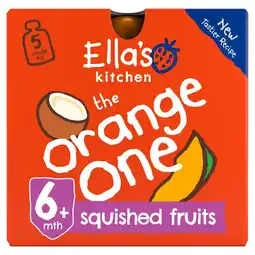 Morrisons Ella's kitchen organic the orange one smoothie multipack pouch 6+ months offer