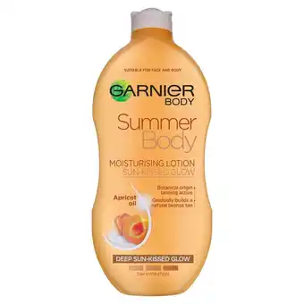 Morrisons Garnier gradual tan moisturiser dark offer