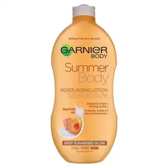 Morrisons Garnier gradual tan moisturiser light offer