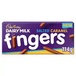Morrisons Cadbury salted caramel fingers offer