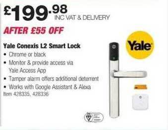 Costco Yale conexis l2 smart lock offer