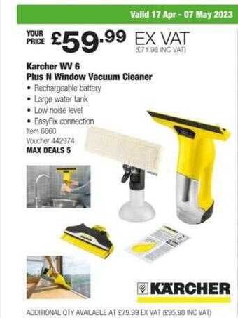 Costco Karcher wv 6 plus n window vacuum cleaner offer