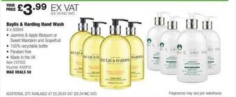 Costco Baylis & harding hand wash offer