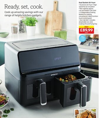 Aldi Dual Basket Air Fryer offer