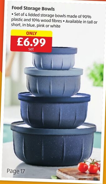 Aldi Food Storage Bowls offer