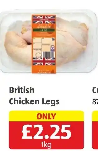 Aldi British Chicken Legs 1kg offer