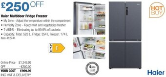 Costco Haier Multidoor Fridge Freezer offer