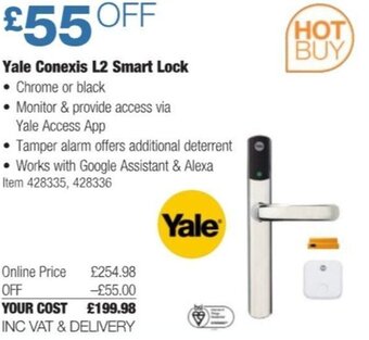Costco Yale Conexis L2 Smart Lock offer