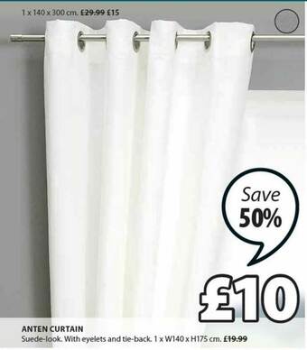 JYSK Anten Curtain offer