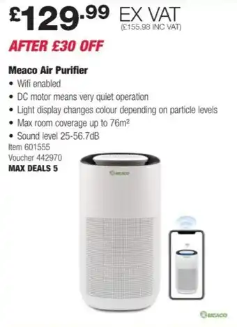 Costco Meaco Air Purifier offer