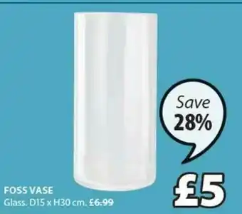 JYSK Foss Vase offer
