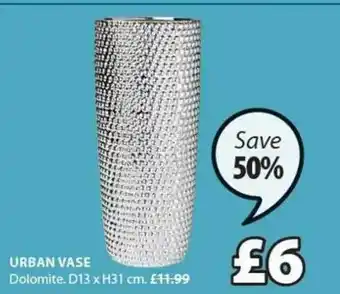 JYSK Urban Vase offer