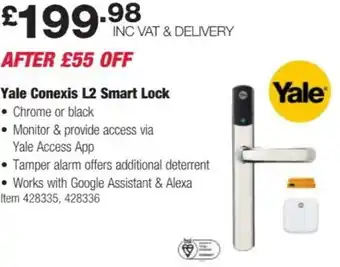 Costco Yale Conexis L2 Smart Lock offer
