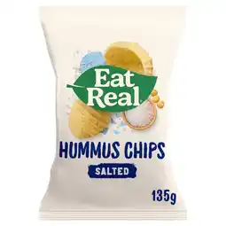 Morrisons Eat real hummus chips salted offer