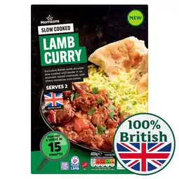 Morrisons Morrisons quick cook lamb rogan josh offer