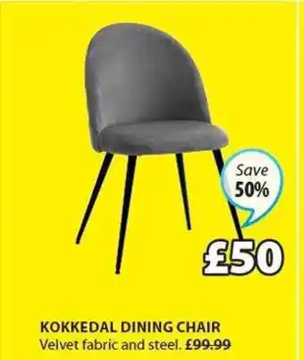 JYSK Kokkedal dining chair offer