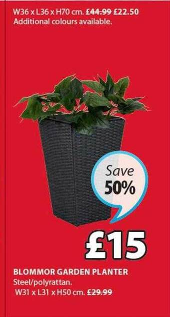JYSK Blommor garden planter offer