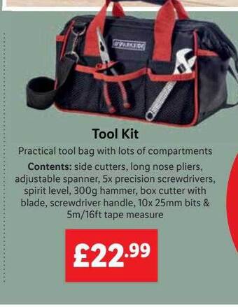 Lidl Tool kit offer