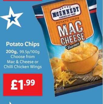 Lidl Mcennedy potato chips offer