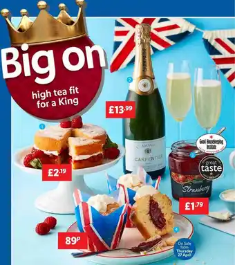 Lidl Big on high tea fit for a king offer
