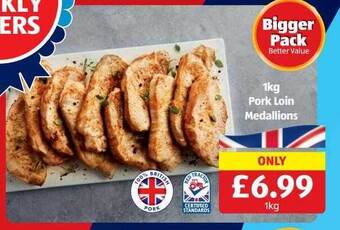 Aldi Pork loin medallions offer