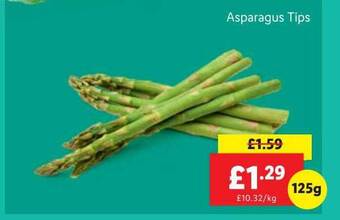 Lidl Asparagus tips offer