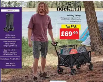 Lidl Folding trolley offer