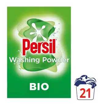 Morrisons Persil bio washing powder 21 washes offer