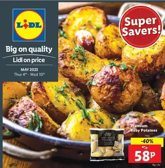 Lidl Premium Baby Potatoes 750g offer