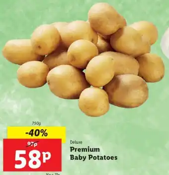 Lidl Deluxe Premium Baby Potatoes 750g offer