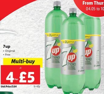 Lidl 7up 2L offer