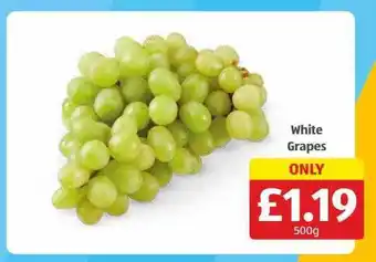 Aldi White grapes offer