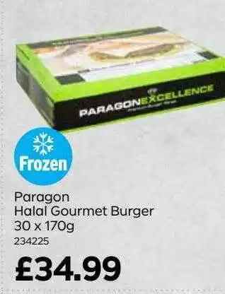 Bestway Paragon halal gourmet burger offer