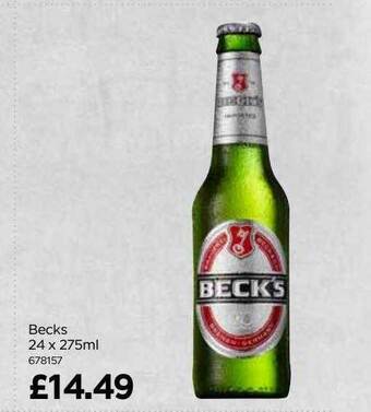 Bestway Becks offer