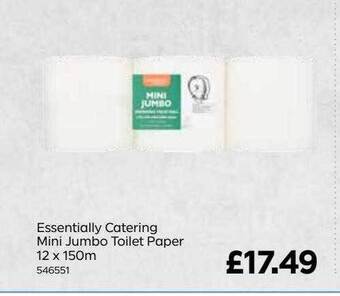 Bestway Essentially catering mini jumbo toilet paper offer
