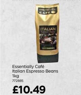 Bestway Essentially café italian espresso beans offer