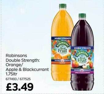 Bestway Robinsons double strength offer