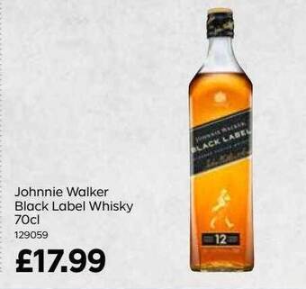 Bestway Johnnie walker black label whisky offer