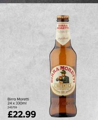 Bestway Birra moretti offer
