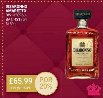 Bestway Disaronno amaretto offer