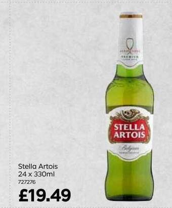 Bestway Stella artois offer