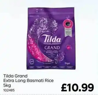 Bestway Tilda grand extra long basmati rice offer
