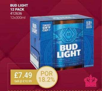 Bestway Bud light 12 pack offer