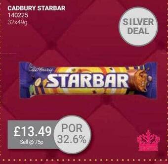 Bestway Cadbury starbar offer